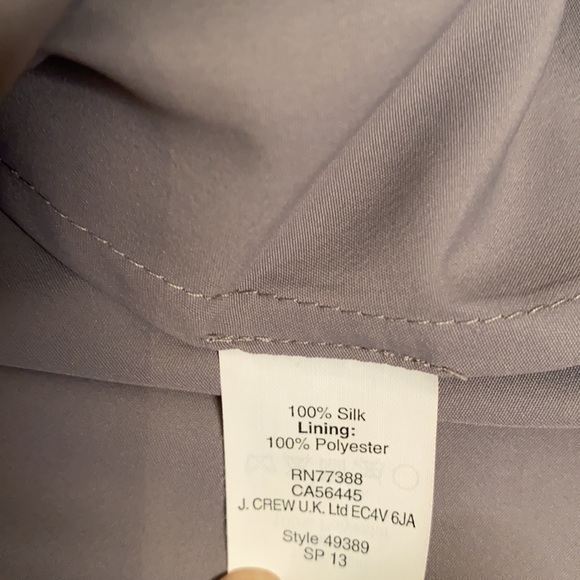 J Crew Halter Taupe Dress Size 8Petite - Picture 5 of 11